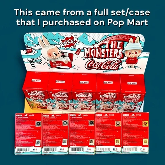 Pop Mart The Monsters Coca-Cola Series Figurine Time to Cool Down - Picture 4 of 16